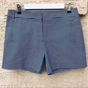 🆕 Anne Klein Shorts Black White Polka Dot Size 6